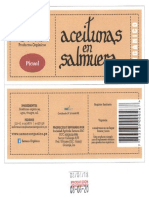 Modelo Etiqueta Aceituna en Salmuera Picual Con Fecha de Producción 08-06-2018 - Vencimiento 08-06-2020