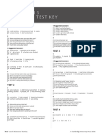 Extension Test Answer Keys