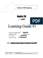 Learning Guide No 1