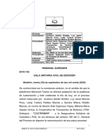 045 2019 00020 01 J 12 Civil Cto Oral Med (2019 0132 94) Ordena Reconstrucción Audiencia