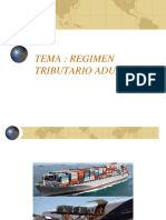 Aduana, Régimen y Exportaciones