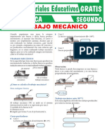 Cómo Se Calcula El Trabajo Mecánico Para Segundo Grado de Secundaria