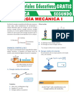 Energía Cinética para Segundo Grado de Secundaria