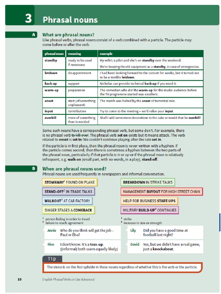 Phrasal Verbs Units 3 4 Pdf