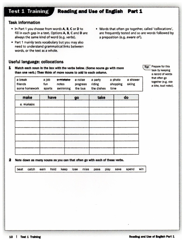 FCE Trainer | PDF