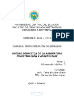 Unidad Didactica Investigacion Aed_2018-2019