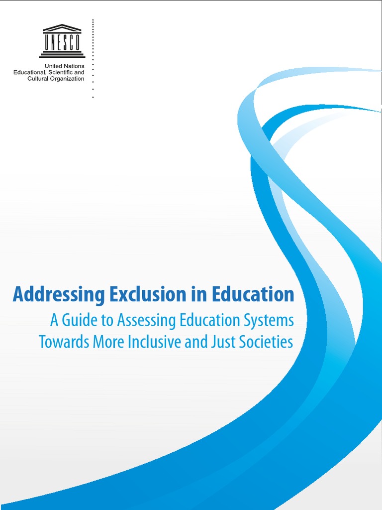Addressing Exclusion In Education Pdf Social Exclusion Learning