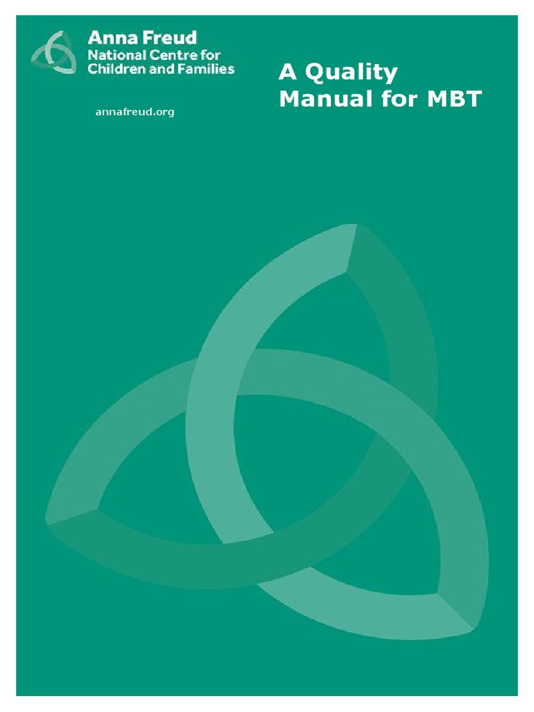 Quality Manual for MBT Implementation | PDF | Psychotherapy | Therapy