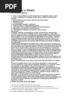 Sintomas e Sinais