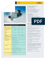 Starter Motors: Main Technical Data