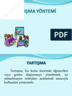 Özel Öğretim Yöntemleri Tartışma (Seminer)