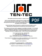 Ten-Tec Model 150 A-B Transceiver Manual
