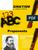 Pragmatism: Dewey, James & Peirce