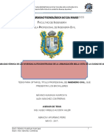 Análisis de La Vulnerabilidad Sísmica de Las Viviendas