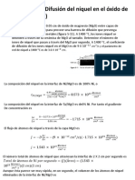 Magnesio (Mgo) : Ejemplo 5.4 .-Difusión Del Níquel en El Óxido de