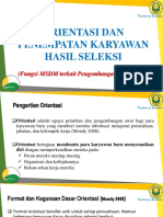 Orientasi Penempatan Karyawan