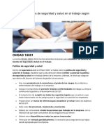 4 Control - Política de Seguridad y Salud en El Trabajo Según OHSAS 18001 - Unlocked