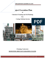 JIEYUAN Project Execution Plan of Chemical Cleaning and Oil Flushing For Cooling Medium System