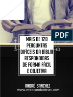 André Sanchez - Mais de 120 Perguntas Difíceis Da Bíblia Respondidas de Forma Fácil e Objetiva