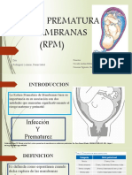 RPM: Rotura prematura de membranas