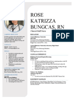 Rose Katrizza Bungcas, RN: Clinical Staff Nurse