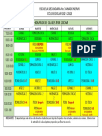 Horario de Zoom 21-22