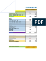 COSTOS Y FLUJO DE CAJA Pregunta Nueve