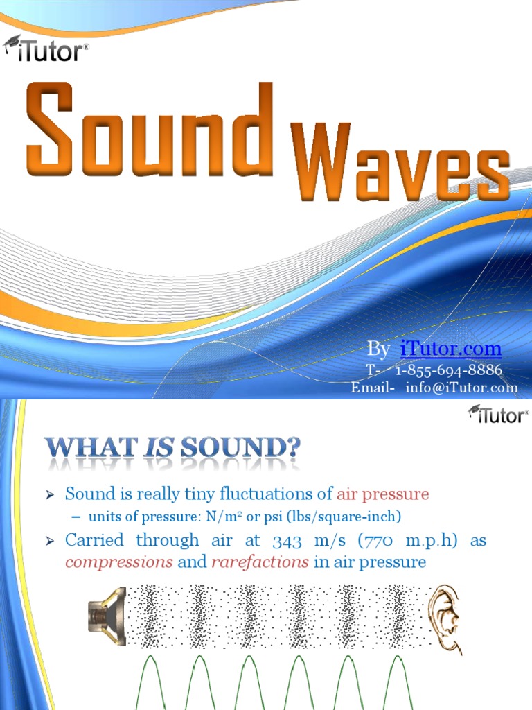 4 Soundwaves | PDF | Sound | Waves