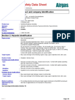 Material Safety Data Sheet: Section 1. Chemical Product and Company Identification