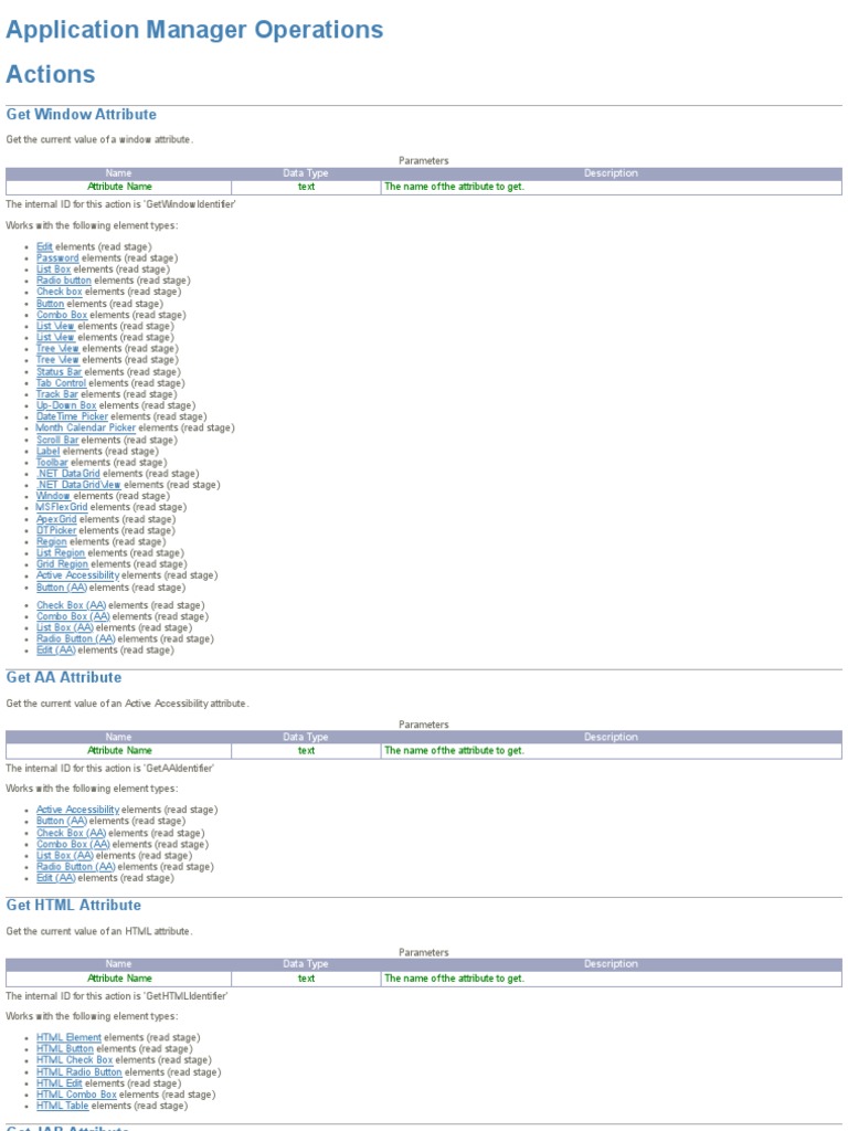 Application Manager Operations | PDF | Button (Computing) | Optical ...