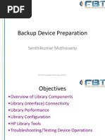 FBT - Backup Device Preparation