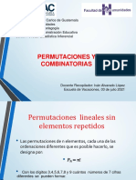 Tema 5. Permutaciones y Combinatorias