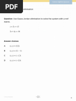 Matrix.: Topic: Gauss-Jordan Elimination