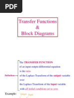 Transfer Functions & Block Diagrams