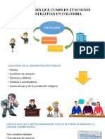 Particulares Que Cumplen Funciones Administrativas en Colombia