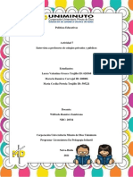 Políticas Educativas Entrevistas A Docentes Del Colegios Públicos Y Privados