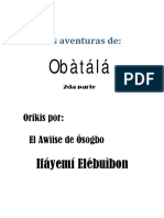 Las Aventuras de Obàtálá (Textos Traducidos Por Áwo Yosiel Rosales Òkànràn Òtùrà)