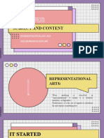 Subject and Content: Representational Art and Non-Representation Art