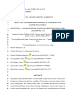 Boris - Resistencia A La Compresión de Hormigones Reforzados Con Fibra de Polipropileno