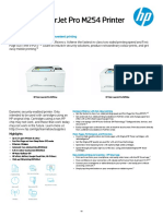 HP Color Laserjet Pro M254 Printer HP Color Laserjet Pro M254 Printer Series Series