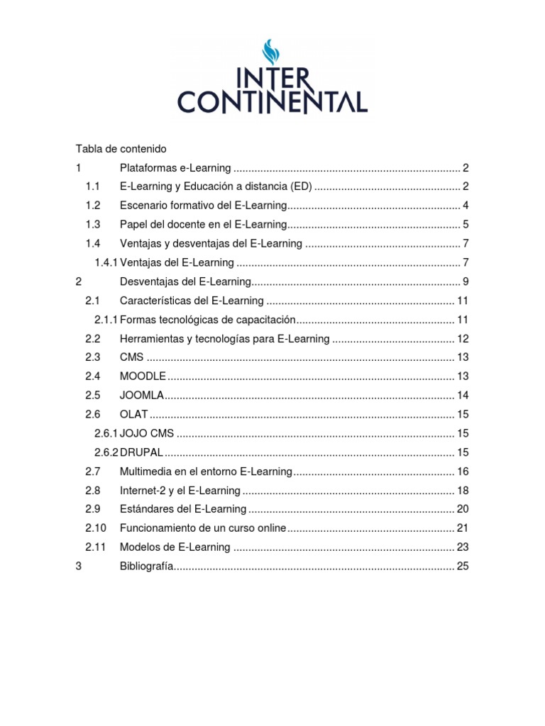 Definición de Plataformas e-Learning | PDF | Internet | Aprendizaje