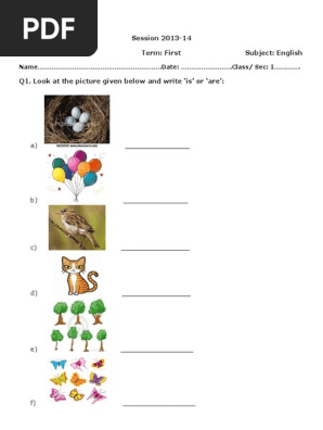 cbse class 1 english worksheet pdf