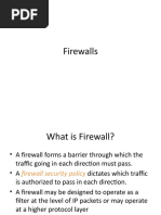 Firewalls