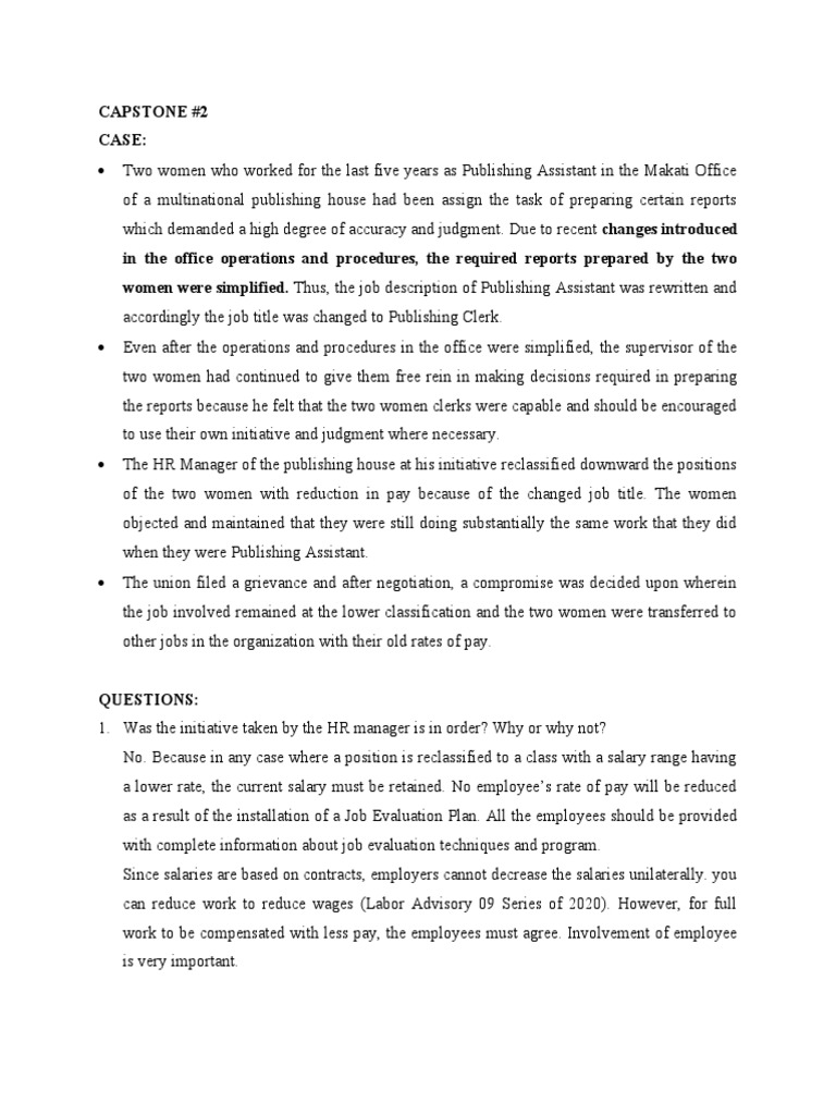 Capstone Publishing Assistant PDF Employment Salary