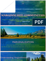 Marginalised Communities: Course: Cc-14 Sociology of Marginalized Communities