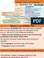 Lesson 1FUTURE TENSE WILL Vs GOING TO