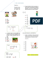 Examen de aritmética de primaria y secundaria