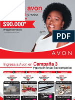 Únete a Avon en Campaña 3 y gana $90.000