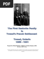 Download The First Rashotte Family in Tweeds French Settlement Tweed Ontario 1855-1931 by Michael Rashotte by Michael Rashotte SN52206312 doc pdf