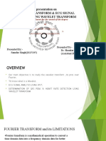 A Presentation On Wavelet Transform & Ecg Signal Analysis Using Wavelet Transform